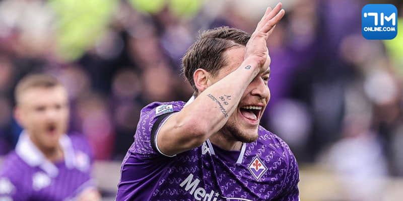 Cầu thủ ghi bàn nổi bật tại Serie A Belotti đang thi đấu cho Fiorentina